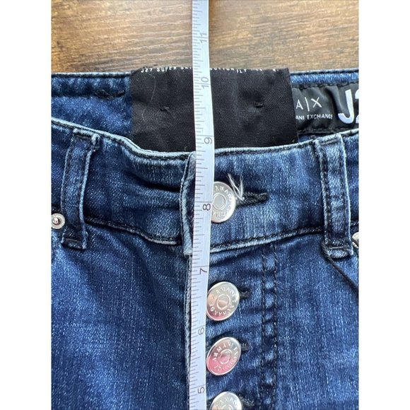 Armani Exchange J27 Super Skinny Button Fly Jeans - Size 24, NWT - Picture 9 of 14